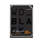 Imagen del Western Digital WD_Black disco duro interno de 10 TB, 7200 RPM, 256 MB cache, 3.5 pulgadas, Serial ATA III. SKU: WD101FZBX