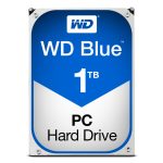 Imagen del Western Digital Blue disco duro interno de 1 TB, 5400 RPM, 64 MB de caché, tamaño 3.5 pulgadas, con Serial ATA III, SKU WD10EZRZ