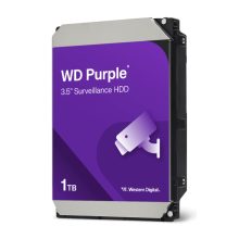 Western Digital Purple disco duro interno de 1 TB, 5400 RPM, con 64 MB de caché y tamaño de 3.5 pulgadas, modelo WD11PURZ