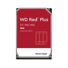 Vista del Western Digital Red Plus disco duro interno de 12 TB con 7200 RPM y tamaño de 3.5 pulgadas, SKU WD120EFBX