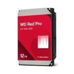 Western Digital Red Pro disco duro interno de 12 TB, 7200 RPM, 512 MB de caché, 3.5 pulgadas, Serial ATA III, SKU WD122KFBX