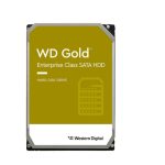 Imagen del Western Digital Gold WD4004FRYZ, un disco duro interno de 4 TB, 7200 RPM con 128 MB de caché y 3.5 pulgadas, conectado vía Serial ATA III.