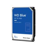 Imagen del Western Digital Blue disco duro interno de 4 TB, 5400 RPM, 256 MB de caché, 3.5 pulgadas, interfaz SATA. SKU: WD40EZAZ