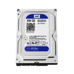 Disco duro interno Western Digital Blue de 500 GB, 7200 RPM, 32 MB caché, 3.5 pulgadas, con conexión Serial ATA III. SKU WD5000AZLX.