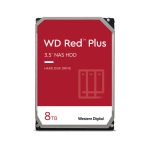 Western Digital Red Plus disco duro interno de 8 TB, 5640 RPM, 128 MB y 3.5 pulgadas, Serial ATA III, SKU WD80EFZZ