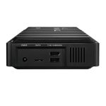 Western Digital D10 disco duro externo de 8 TB con 7200 RPM y USB 3.2 Gen 2 (3.1 Gen 2) en colores negro y blanco, SKU WDBA3P0080HBK-EESN