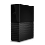 Disco duro externo Western Digital My Book de 8 terabytes, 3.5 pulgadas, conexión Micro-USB B 3.2 Gen 1 en color negro, SKU WDBBGB0080HBK-EESN