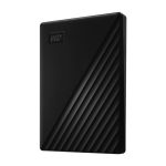 Disco duro externo Western Digital My Passport negro de 4 TB con conexión 3.2 Gen 1 (3.1 Gen 1), SKU WDBPKJ0040BBK-WESN