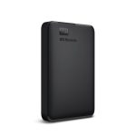 Western Digital Elements Portable disco duro externo de 5 TB con puerto Micro-USB B y tecnología 3.2 Gen 1, modelo en color negro, SKU WDBU6Y0050BBK-WESN