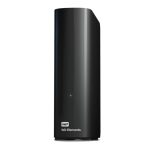 Imagen del Western Digital Elements WDBWLG0080HBK-EESN, un disco duro externo de 8 TB con conexión Micro-USB B 3.2 Gen 1 en color negro. SKU: WDBWLG0080HBK-EESN