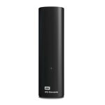 Disco duro externo Western Digital Elements de 16 TB con conexiones USB tipo A 2.0 y 3.2 Gen 1, SKU WDBWLG0160HBK-EESN, de color negro