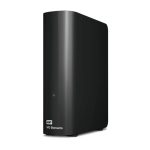 Imagen del disco duro externo Western Digital Elements WDBWLG0220HBK-EESN con capacidad de 22 TB, conexión Micro-USB B 3.2 Gen 1, color negro, SKU WDBWLG0220HBK-EESN