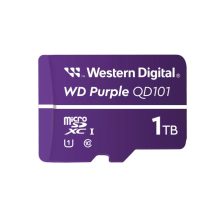 Tarjeta microSDXC Western Digital WD Purple SC QD101 de 1 TB, ideal para videovigilancia, SKU: WDD100T1P0C-85AEL0