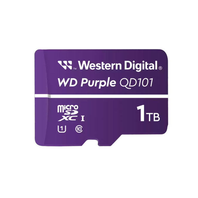 Western Digital WD Purple SC QD101 1 TB MicroSDXC UHS-I 1 Western Digital WD Purple SC QD101 1 TB MicroSDXC UHS-I