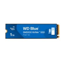 Disco duro Western Digital WD Blue SN5000 de 1 TB con interfaz NVMe PCI Express 4.0, SKU WDS100T4B0E-00CNZ0