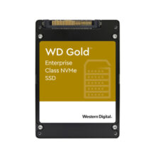 Imagen del disco duro Western Digital WD Gold 1,97 TB U.2 NVMe, SKU WDS192T1D0D, destacando la capacidad y la interfaz NVMe para alto rendimiento.