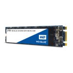 Disco duro SSD Western Digital Blue 3D de tipo M.2 con capacidad de 2.05 TB, SKU WDS200T2B0B