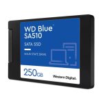 Unidad de estado sólido Western Digital Blue SA510 de 250 GB con interfaz Serial ATA III. SKU WDS250G3B0A-00AXR0