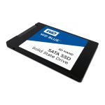 Disco duro Western Digital Blue 3D de 4 TB con tecnología Serial ATA III 3D NAND, SKU WDS400T2B0A. Ideal para almacenamiento masivo y rendimiento mejorado.