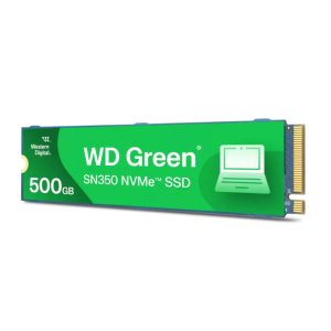 Western Digital Green SN350 con 500 GB de capacidad, interfaz M.2 PCI Express 3.0 y tecnología NVMe TLC, SKU WDS500G2G0C-00CDH0