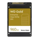 Disco duro Western Digital WD Gold con capacidad de 983,04 GB, interfaz U.2 NVMe, SKU WDS960G1D0D