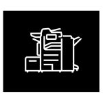 Acabadora integrada de 500 hojas para impresoras Xerox, SKU 097S04847. Compatible con impresoras de 20 a 55 ppm