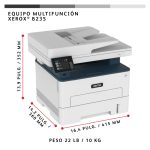 Impresora multifunción Xerox B235, A4, 34 ppm, inalámbrica, copia, impresión, escaneado, fax, PS3, PCL5e/6, ADF, 2 bandejas, SKU B235V_DNI