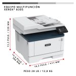 Xerox B305 impresora multifuncional con funciones de copia, impresión, escaneado y fax, capacidad de 350 hojas, SKU B305V_DNI