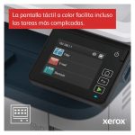 Impresora multifunción inalámbrica Xerox B315, capaz de imprimir 40 páginas por minuto, con capacidad de doble cara, funciones de copia, impresión, escaneo y fax, soporta PS3 y PCL5e/6, incluye 2 bandejas con capacidad para 350 hojas. SKU: B315V_DNI.