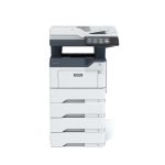 Impresora multifuncional Xerox VersaLink B415 con capacidad de 47 páginas por minuto para copia, impresión, escaneo y fax, doble cara, tandem PS3 PCL5e/6, dos bandejas para 650 hojas, SKU B415V_DN
