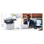 Impresora multifuncional Xerox VersaLink B415 con capacidad de 47 páginas por minuto para copia, impresión, escaneo y fax, doble cara, tandem PS3 PCL5e/6, dos bandejas para 650 hojas, SKU B415V_DN