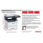 Impresora multifuncional Xerox VersaLink B415 con capacidad de 47 páginas por minuto para copia, impresión, escaneo y fax, doble cara, tandem PS3 PCL5e/6, dos bandejas para 650 hojas, SKU B415V_DN