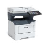 Impresora multifuncional Xerox VersaLink B415 con capacidad de 47 páginas por minuto para copia, impresión, escaneo y fax, doble cara, tandem PS3 PCL5e/6, dos bandejas para 650 hojas, SKU B415V_DN