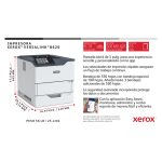 Impresora Xerox VersaLink B620 A4 con 61 ppm, doble cara, PS3, PCL5e/6, dos bandejas de 650 hojas. SKU: B620V_DN