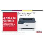 Imagen de la impresora inalámbrica Xerox C230, A4, 22 ppm, doble cara, con PS3 y PCL5e6, 2 bandejas, total 251 hojas. SKU: C230V_DNI.