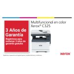 Xerox C325 impresora multifunción A4 con velocidad de 33 ppm, funciones de copia, impresión, escaneado y fax, SKU C325V_DNI