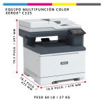 Xerox C325 impresora multifunción A4 con velocidad de 33 ppm, funciones de copia, impresión, escaneado y fax, SKU C325V_DNI