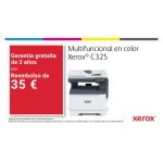 Xerox C325 impresora multifunción A4 con velocidad de 33 ppm, funciones de copia, impresión, escaneado y fax, SKU C325V_DNI