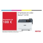 Xerox C410 A4 impresora a doble cara, 40 ppm, compatible con PS3 y PCL5e/6, 2 bandejas de 251 hojas cada una. SKU C410V_DN.