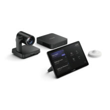 El sistema de videoconferencia Yealink MVC840 es ideal para reuniones en grupo, ofreciendo conectividad Ethernet y avanzada calidad de imagen y sonido. SKU: 1106985