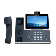 Teléfono IP Gris Yealink con pantalla LCD y conectividad WiFi, modelo SIP-T58W Pro con cámara SKU: 1201606