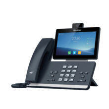 Teléfono IP Yealink SIP-T58W gris con pantalla LCD y conectividad Wifi, SKU SIP-T58W with camera