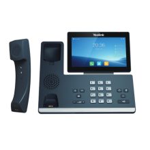 Teléfono IP Yealink modelo SIP-T58W PRO color gris con pantalla LCD y capacidad Wifi. SKU: SIP-T58W Pro