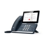 Imagen del Yealink MP58, un teléfono IP de color gris con pantalla LCD, Wifi y funcionalidad Zoom. SKU 1301117.