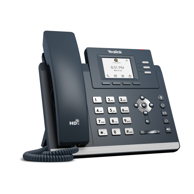 Yealink teléfono IP Microsoft Teams Edition con pantalla táctil Yealink MP52 Microsoft Teams Edition, teléfono IP para oficina en color gris con pantalla táctil y funcionalidad avanzada de Teams. SKU: MP52