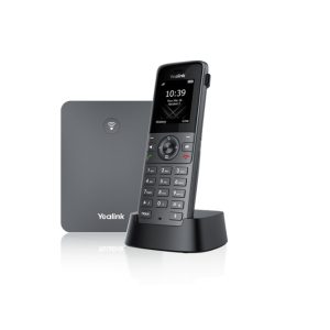 Teléfono IP Yealink W73P color gris con pantalla TFT a color. SKU: 1302022