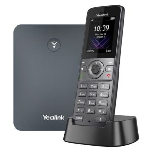 Yealink W74P, teléfono IP de color gris con pantalla TFT, SKU 1302029. Ideal para mejorar la comunicación en empresas.