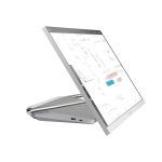 Yealink Deskvision A24 de 60,5 cm (23.8 pulgadas) con resolución de 1920 x 1080 píxeles, pantalla táctil, workstation todo en uno, color plata, SKU 1303161