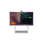 Yealink Deskvision A24 de 60,5 cm (23.8 pulgadas) con resolución de 1920 x 1080 píxeles, pantalla táctil, workstation todo en uno, color plata, SKU 1303161
