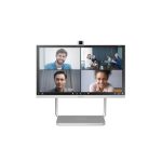 Yealink Deskvision A24 de 60,5 cm (23.8 pulgadas) con resolución de 1920 x 1080 píxeles, pantalla táctil, workstation todo en uno, color plata, SKU 1303161